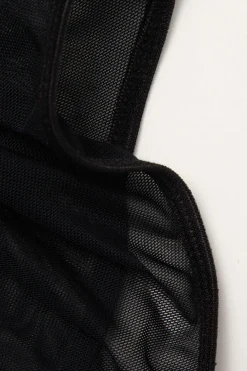Sheer Bustier Corset Bodysuit
