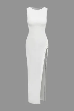 Sleeveless Split Maxi Dress