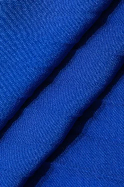 Solid Asymmetrical Pleated Skirt