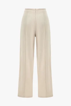 Solid Asymmetrical Trousers