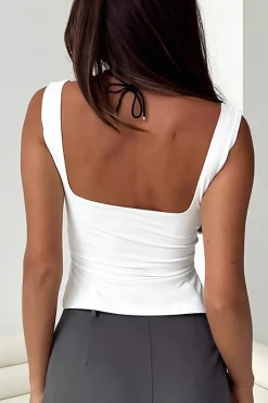 Solid Backless Tank Top