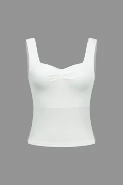 Solid Backless Tank Top
