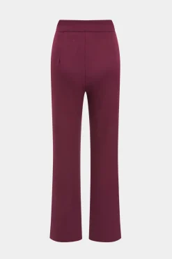 Solid Belt Blazer And Pants Set