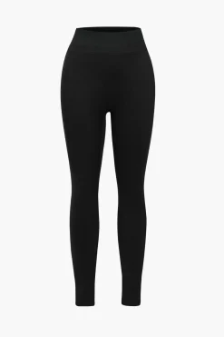 Solid Chain Drawstring Trouser Set