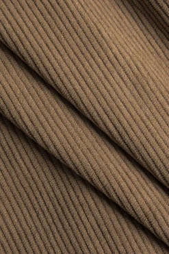 Solid Corduroy Mini Skirt