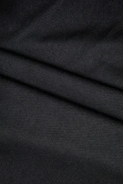 Solid Cowl Neck Long Sleeve Mini Dress