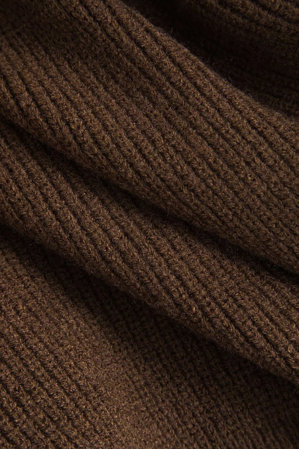 Solid Knit Button V-neck Long Sleeve Cardigan