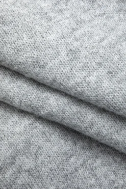 Solid Knit Off Shoulder Sweater Long-Sleeve Top