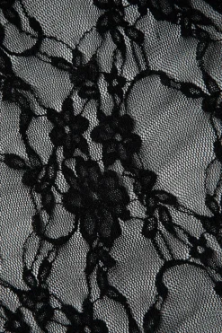 Solid Lace Tie-Up Skirt Set