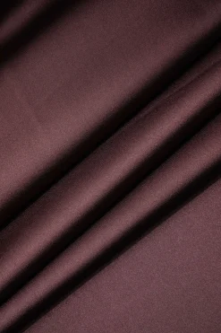 Solid Satin Lace Trim Tie-Up Maxi Dress