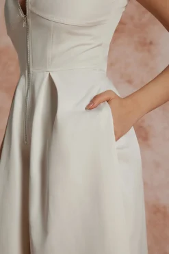 Solid Slipper Maxi Dress