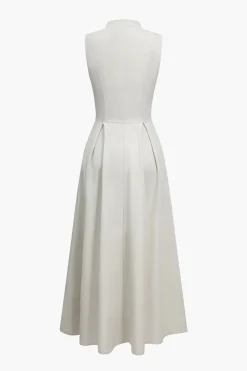 Solid Slipper Maxi Dress