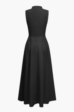 Solid Slipper Maxi Dress