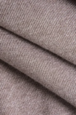Solid Sweater Midi Skirt