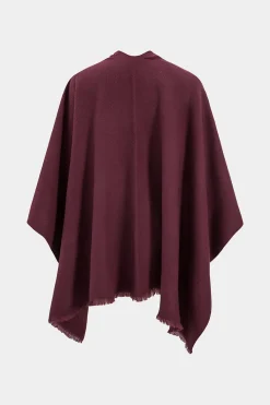Solid V-neck Split Coat