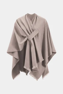 Solid V-neck Split Coat