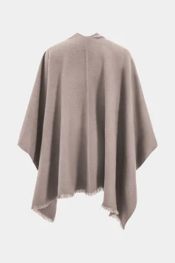 Solid V-neck Split Coat