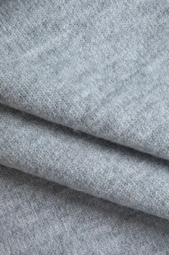 Solid Zipper Sweater Long-Sleeve Top