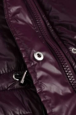 Stand Collar Zipper Hooded Puffer