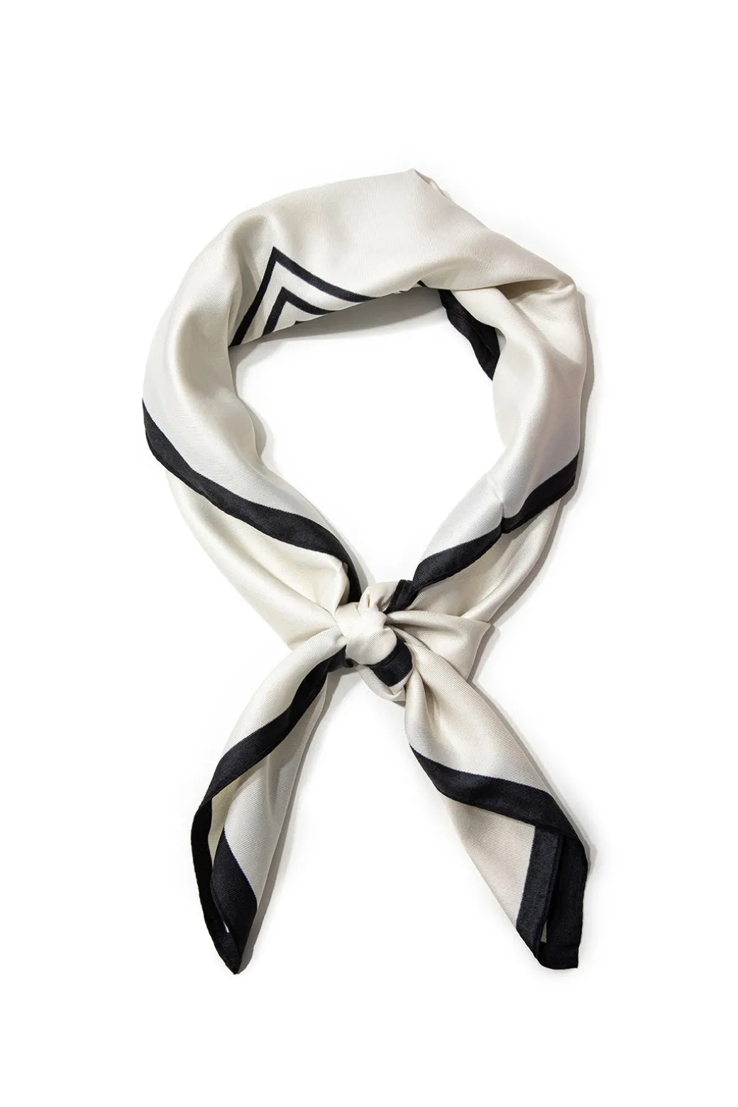 Striped Silk Scarf