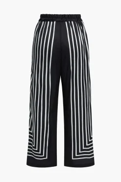 Stripes Print Shirt And Trousers Set