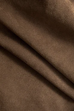 Suede Belted Button Jacket