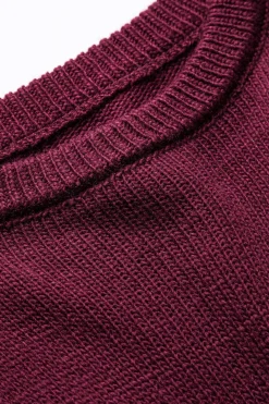 Sweater Fringe Round Neck Long-Sleeve Top