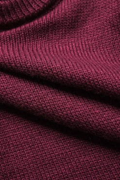 Sweater Fringe Round Neck Long-Sleeve Top