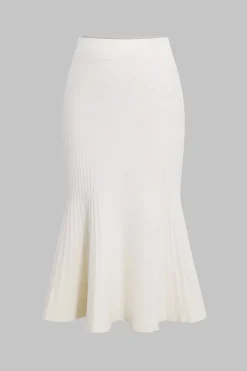 Sweater High Waist Mermaid Skirt