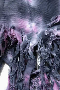 Tie Dye Fringe Shorts