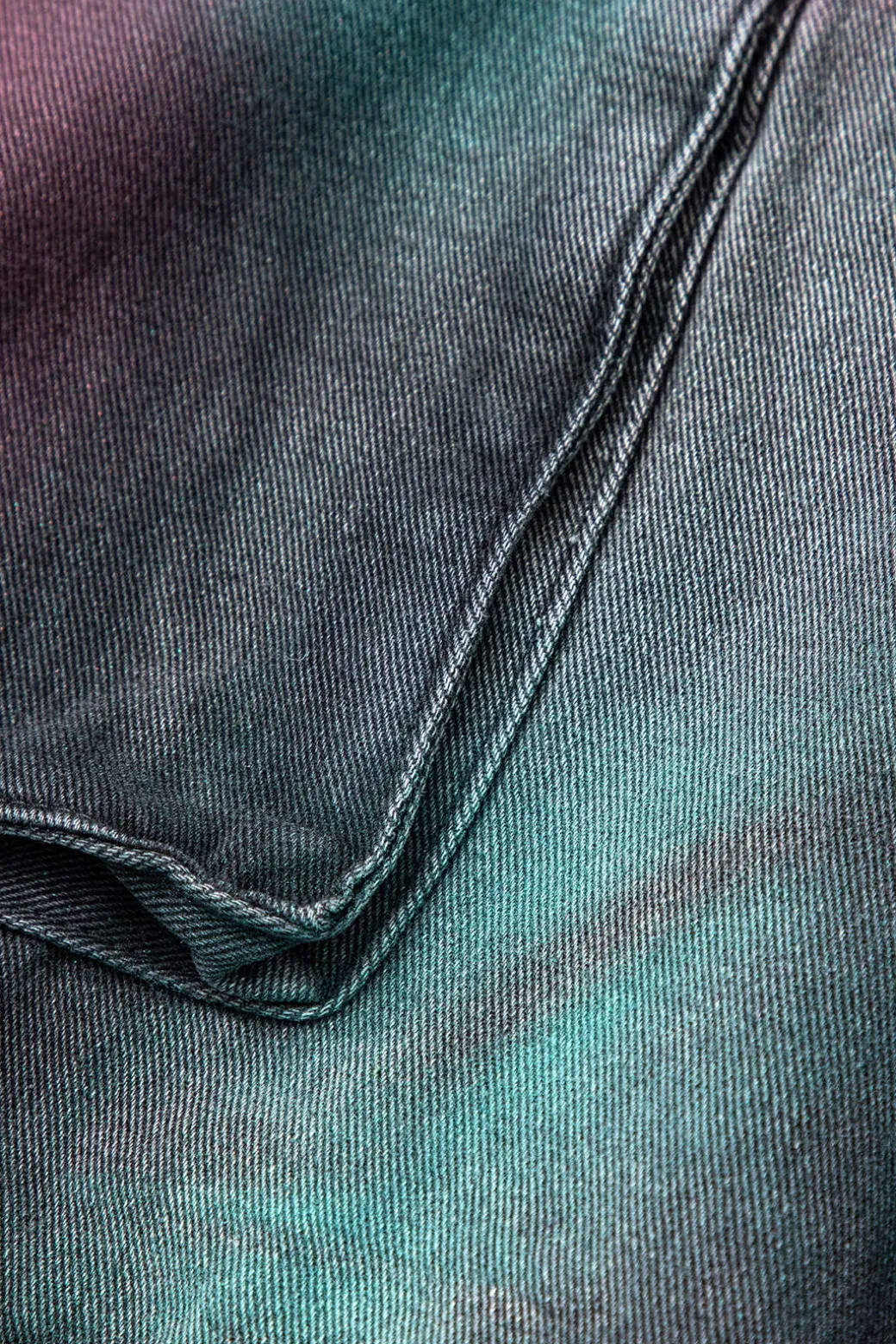 Tie Dye Multi Pocket Straight Leg Cargo Jeans