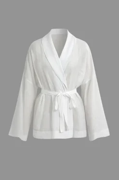 Tie Wrap Top and Shorts Set