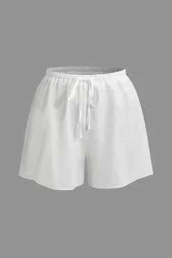 Tie Wrap Top and Shorts Set