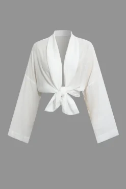 Tie Wrap Top and Shorts Set