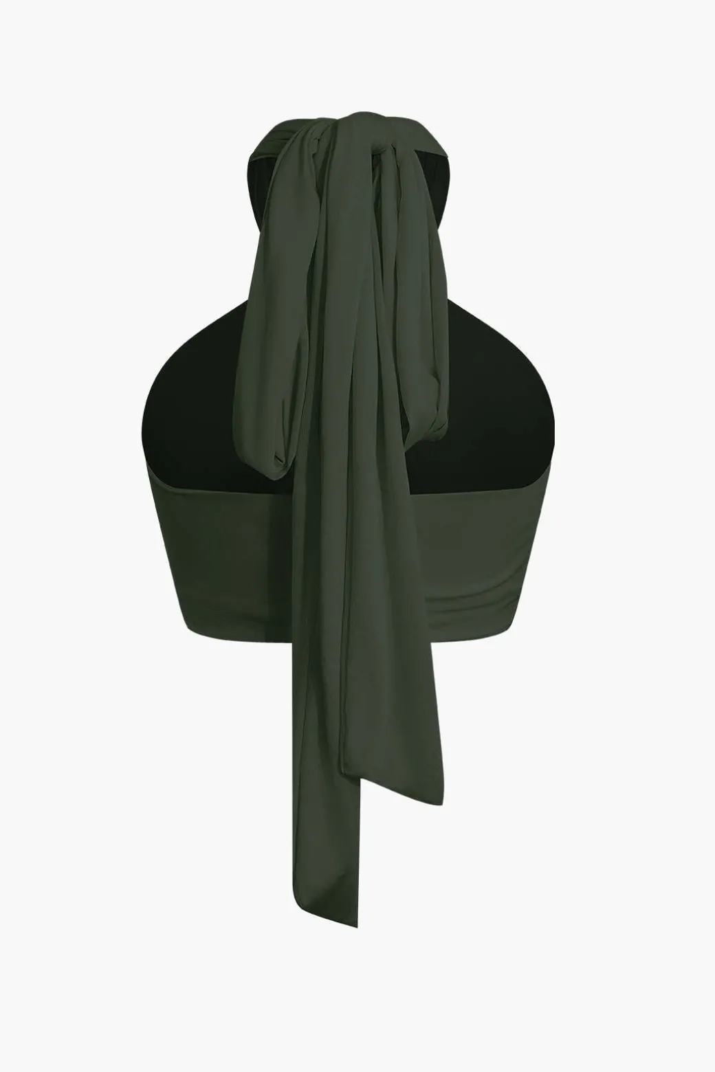 Tie-Back Cross Halter Tank Top