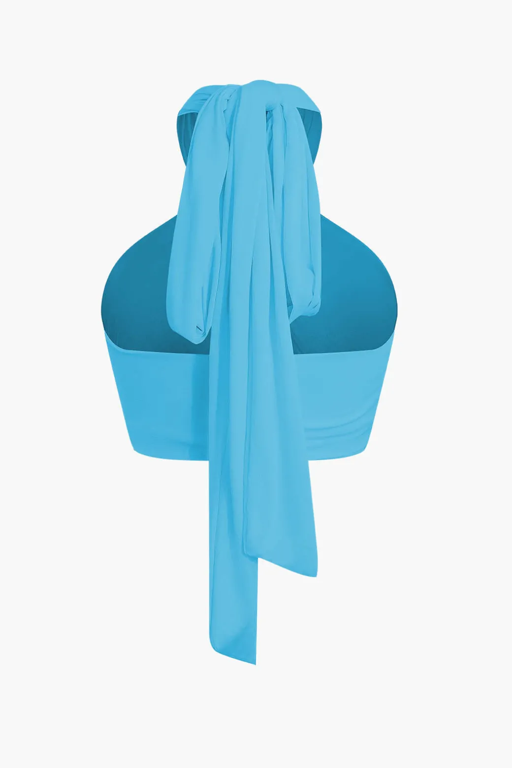 Tie-Back Cross Halter Tank Top