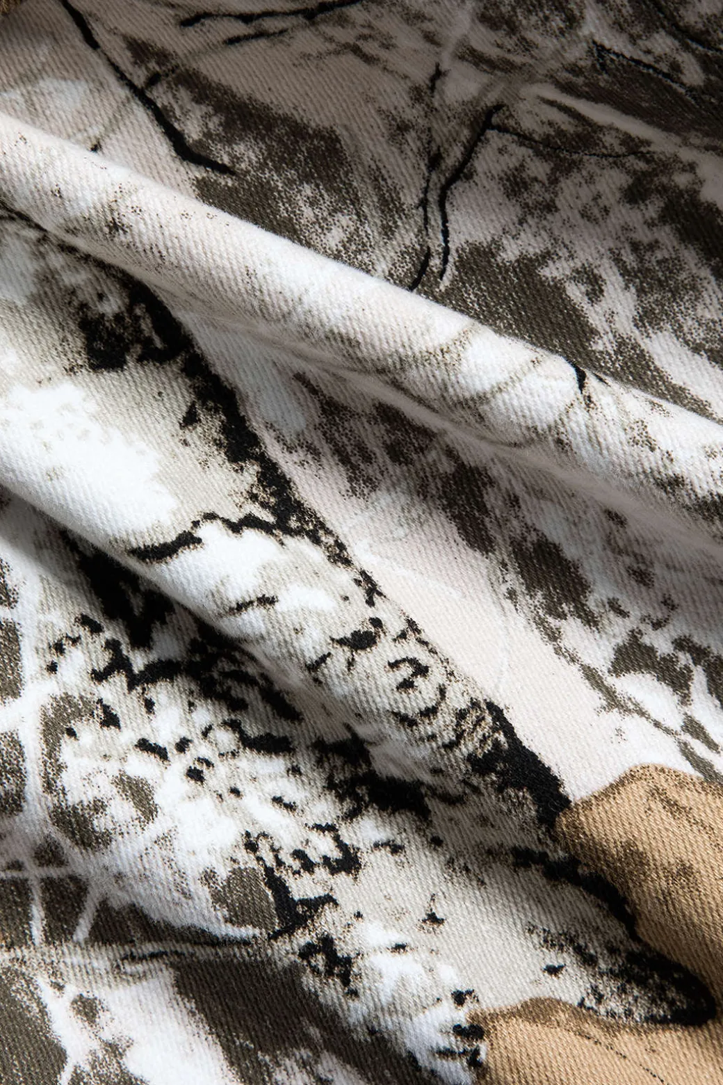 Tree Print Wide Leg Jeans