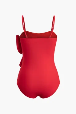Tummy Control 3D Flower Cami One-piece Swimsuit