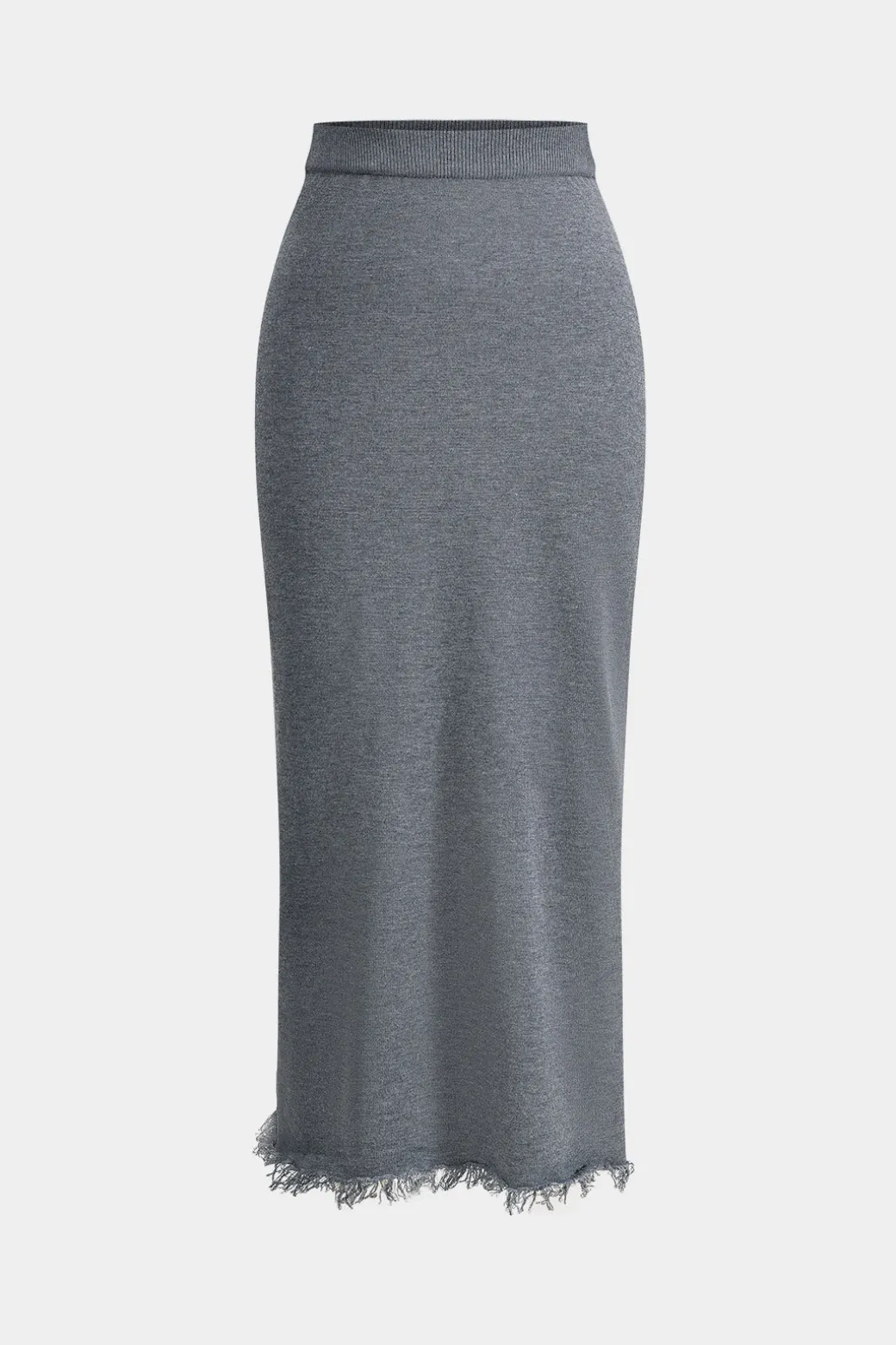 Turtleneck Long Sleeve Top And Skirt Set