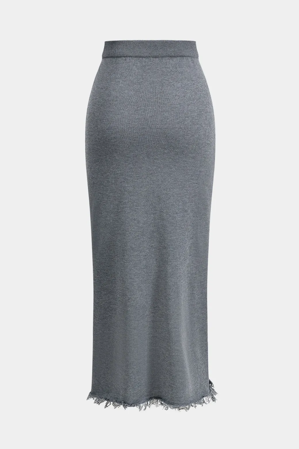Turtleneck Long Sleeve Top And Skirt Set