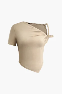 Twist Asymmetrical T-shirt
