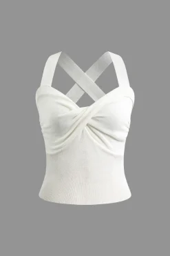 Twist Cross Tank Top