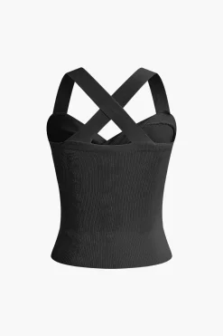 Twist Cross Tank Top
