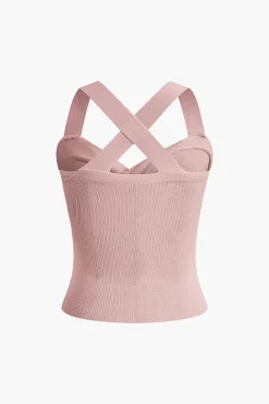 Twist Cross Tank Top