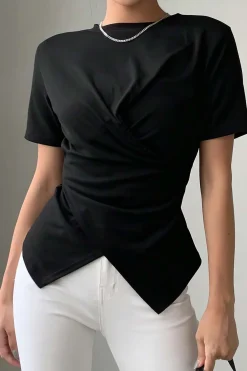 Twist Knot Short Sleeve T-Shirt