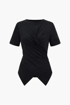 Twist Knot Short Sleeve T-Shirt