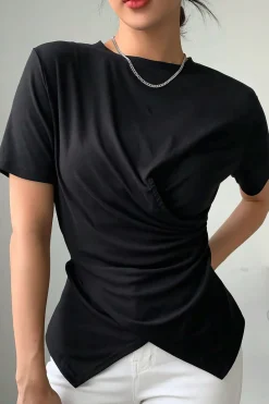 Twist Knot Short Sleeve T-Shirt