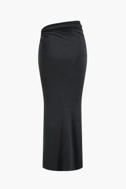 Twist Knot Top And Skirt Set