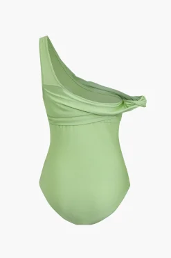 Twist Ruched Tummy Control One-Piece Swimsuit