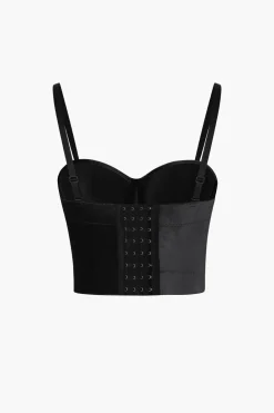 Velvet Bustier Cami Top